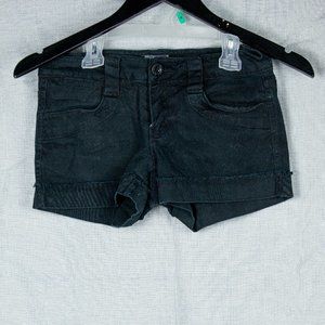 Black Jean Shorts